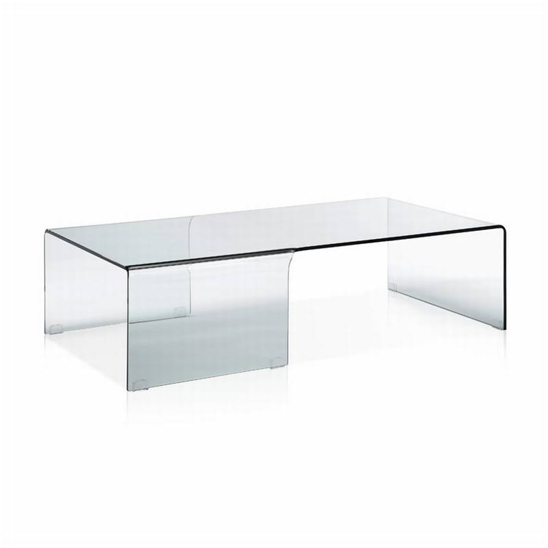Bent Glass Coffee Tables Ponte (Waterfall) Coffee Table by Viva Modern - Bent Glass Coffee Tables