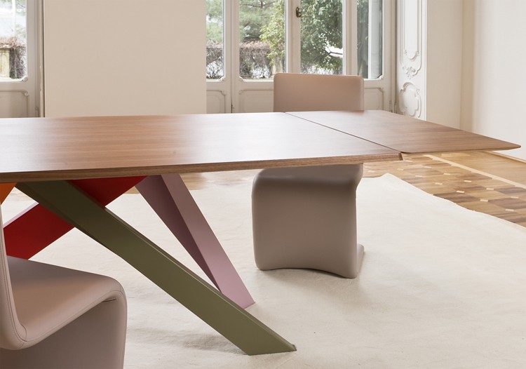Bonaldo Big Table Extending Dining Table | Wooden | Glass ... Bonaldo Big Table Extending Dining Table | Wooden | Glass ...