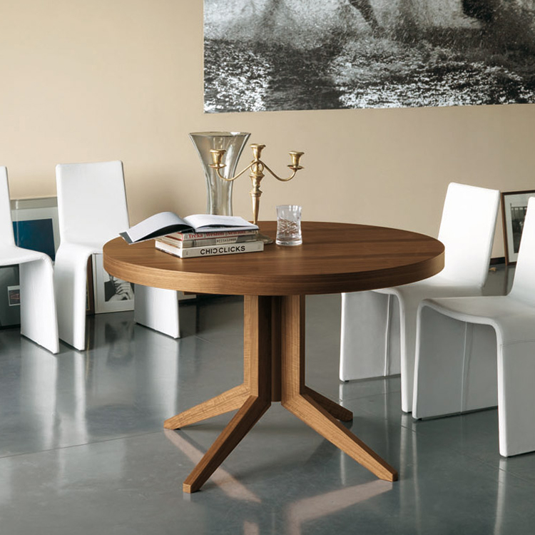 Porada Bryant Round Extending Dining Table | Wooden | Dining Room