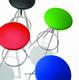 Eta Beta Stools from Parri.
