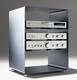 Mobile Line Stereo Cabinet Storage from Muller.