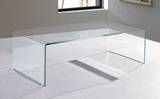 Arch Coffee Table - Extra Clear Glass by Viva Modern