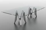 Lambda 2 Base Dining Tables by Sovet