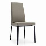 Bess Leather Chairs by Calligaris