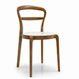 Cloe Leather Chairs by Calligaris