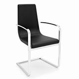 Cruiser Leather Armchair Cantilever Base Chairs by Calligaris