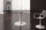 Flute Elliptical Dining Tables by Sovet