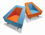Frame 1P Lounge Chairs by Parri