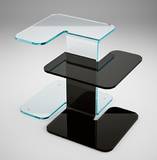 Twin End Tables by Fiam