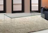Ghost Extra Clear Coffee Tables by Viva Modern
