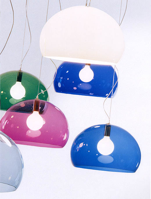 Icon lighting from Kartell, designed by Ferruccio Laviani
