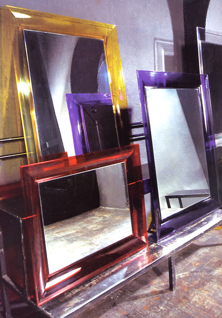 Francois Ghost mirror from Kartell, designed by Philippe Starck