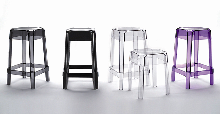Rubik stool from Pedrali, designed by Dondoli and Pocci