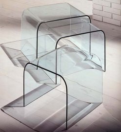 Curvo Tris End Table by Miniforms