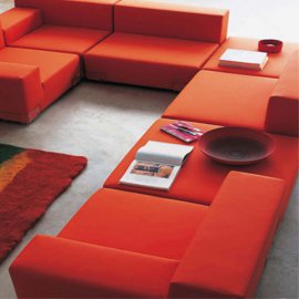 Plastics Sofa by Kartell