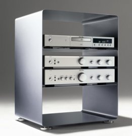 Mobile Line Stereo Cabinet Storage by Muller