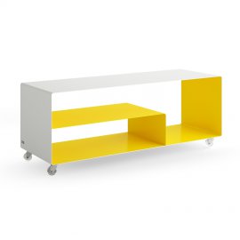 Mobile Line Sideboard with Angle Shelf Storage by Muller