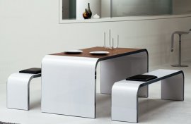 Highline Desk/Dining Table 95 by Muller