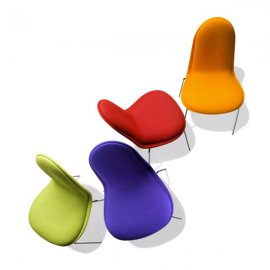 Caramella Fabric Chair by Parri