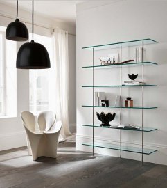 Trasparenza Bookcase by Tonelli