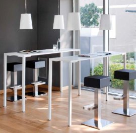 Togo 110 Bar Tables by Pedrali