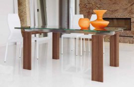 Axel Fixed Dining Table by Unico Italia