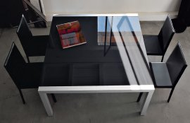 Sushi Glass Dining Table by Kristalia