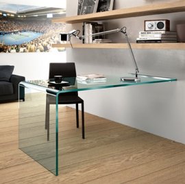 Rialto L Wall Mounted Desk by Fiam