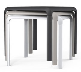 Snow 301 Dining Table by Pedrali