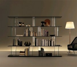 Inori System Bookcase by Fiam