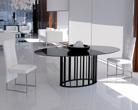 Embassy Glass Dining Table by Steelline