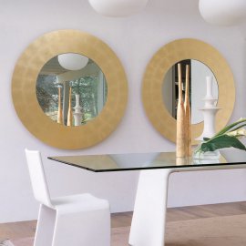 Four Seasons Tondo Mirror by Porada