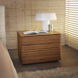 Riga 2 Nightstand End Table by Porada