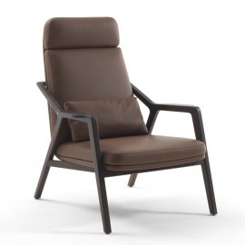 Loretta Lounge Chair by Porada