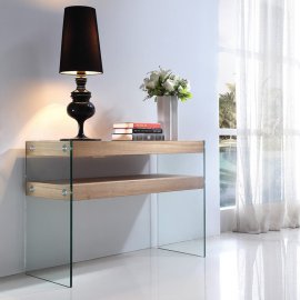 Alfa Console with Ash Shelf by Viva Modern