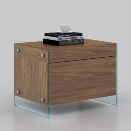 Il Vetro Nightstand CB-111 by Casabianca