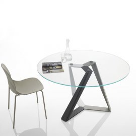 Millennium Round Dining Table by Bontempi