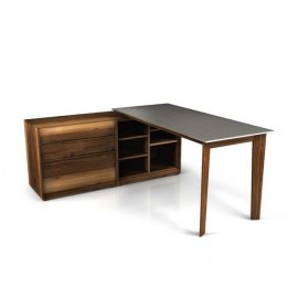 Swan Desk Configuration 1 by Huppe