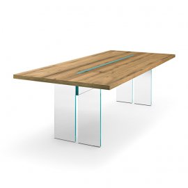 LLT Wood Dining Table by Fiam