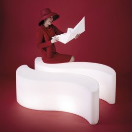 Wave Bench by Slide