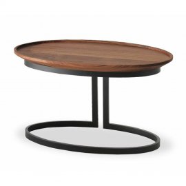 Wing Rotondo & Ovale End Table by Riva 1920