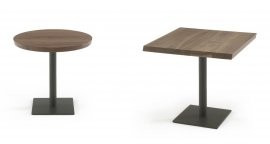 Pebbles Squared & Round End Table by Riva 1920