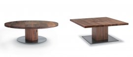 Boss Executive Small Quadrato & Tondo Coffee Table by Riva 1920