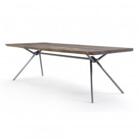 Iron Natural Sides Dining Table by Riva 1920