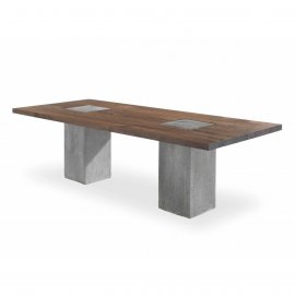 Boss Executive Concrete  Dining Table by Riva 1920