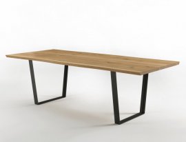 Easy Natural Sides Dining Table by Riva 1920