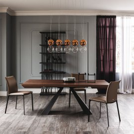 Eliot Wood Drive Extendable Dining Table by Cattelan Italia