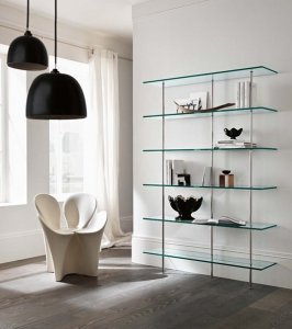 Trasparenza Bookcase by Tonelli