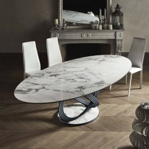 Fusion Dining Table by Bontempi