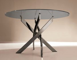 Barone Round (Quick Ship) Dining Table by Bontempi